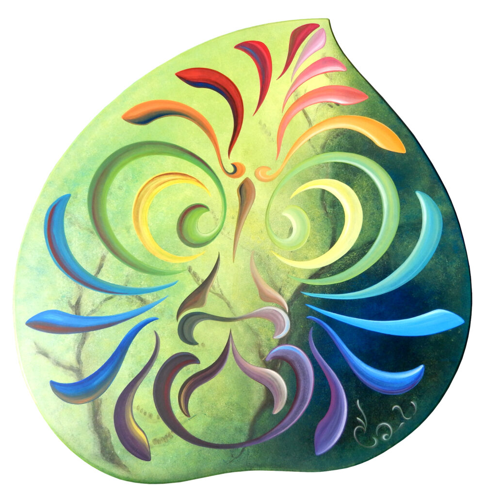 "Tête de Tigre"
Il fait "groar...", ou peut-être "miaou..."
H80cm x L80cm, acrylique sur bois